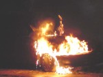 Highlight for Album: Car fire shots...
