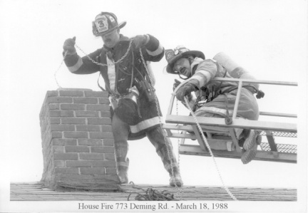 KFD Chimney fire 1988